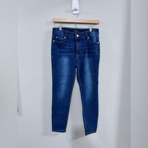 Tahari Dark Blue Kelly Classic Skinny Jeans Size 6/28